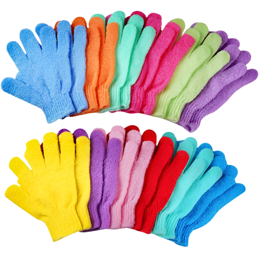 EXFOLIATING GLOVES