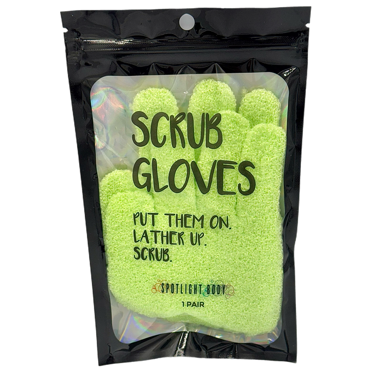 EXFOLIATING GLOVES