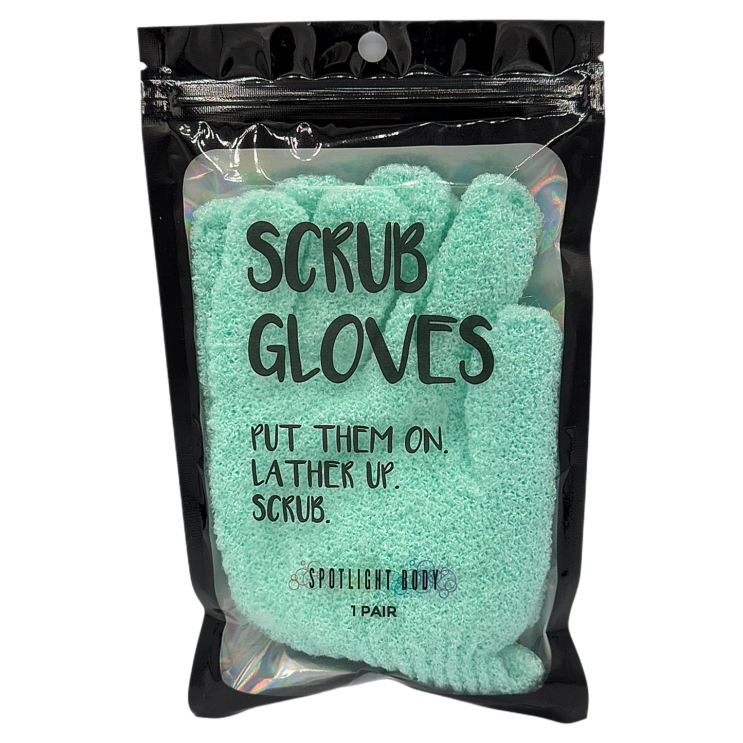 EXFOLIATING GLOVES